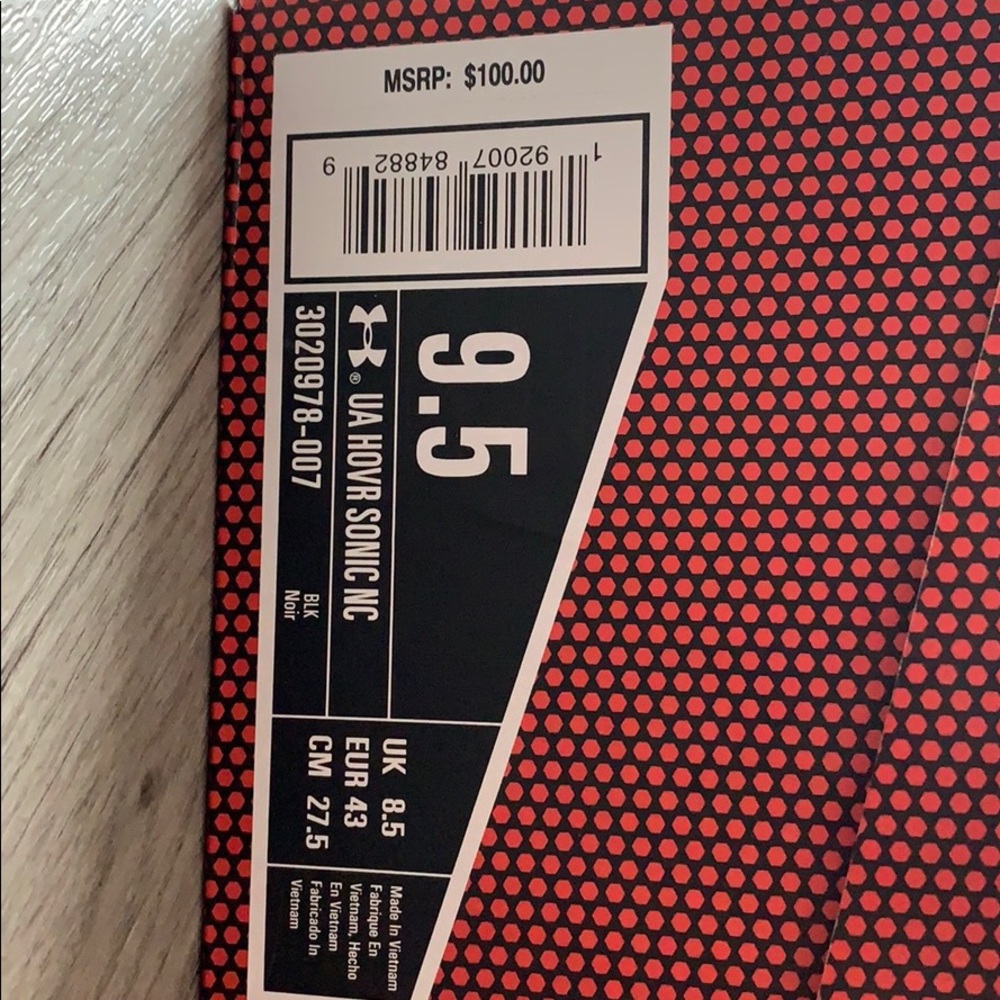 Under Armour Hovr Sonic’s - Black&Gray- Size 9.5 - Picture 2 of 2
